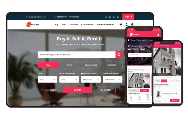 Brixmarket, Real estate