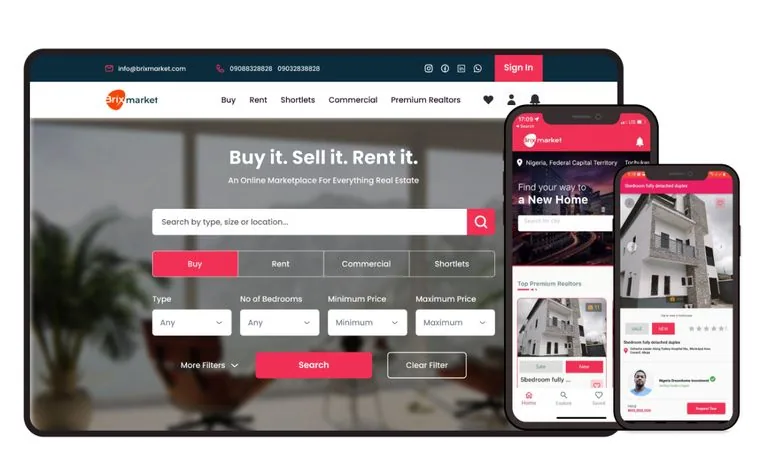 Brixmarket, Real estate