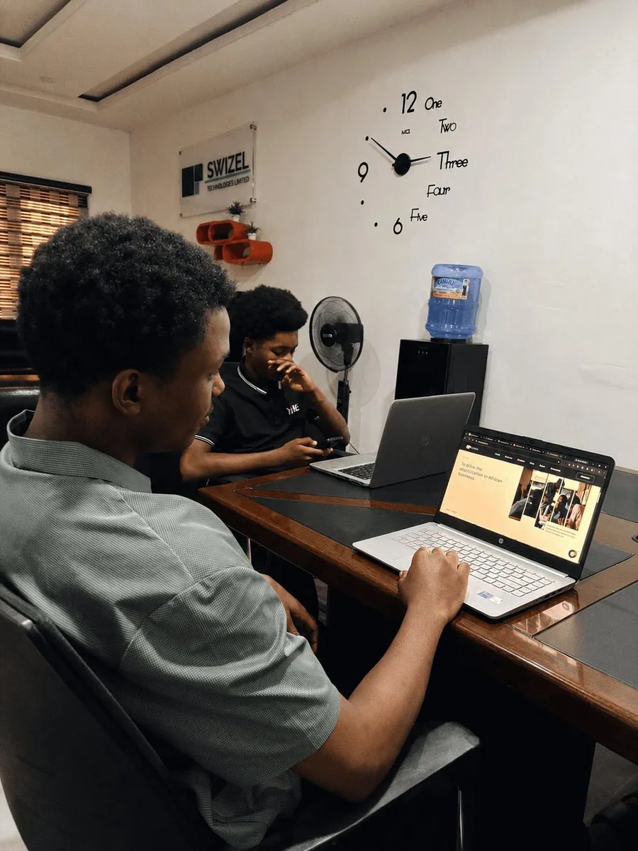 Swizel engineers pairing on a live product