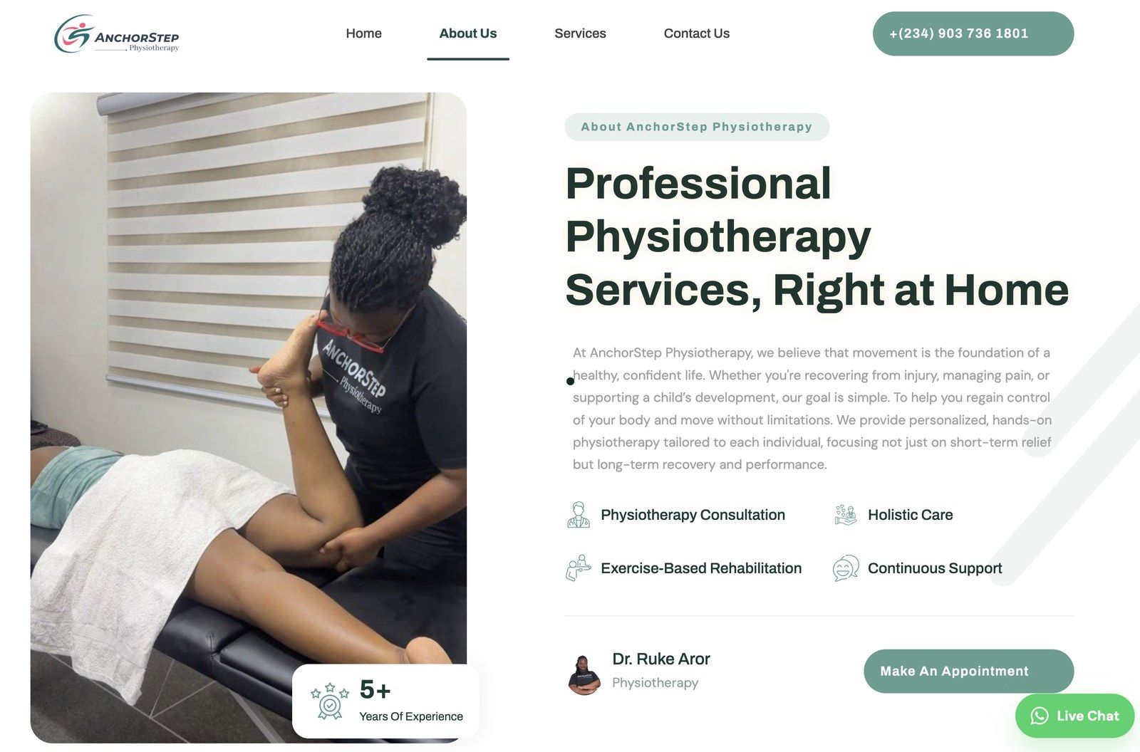 AnchorStep Physiotherapy — Health & Wellness