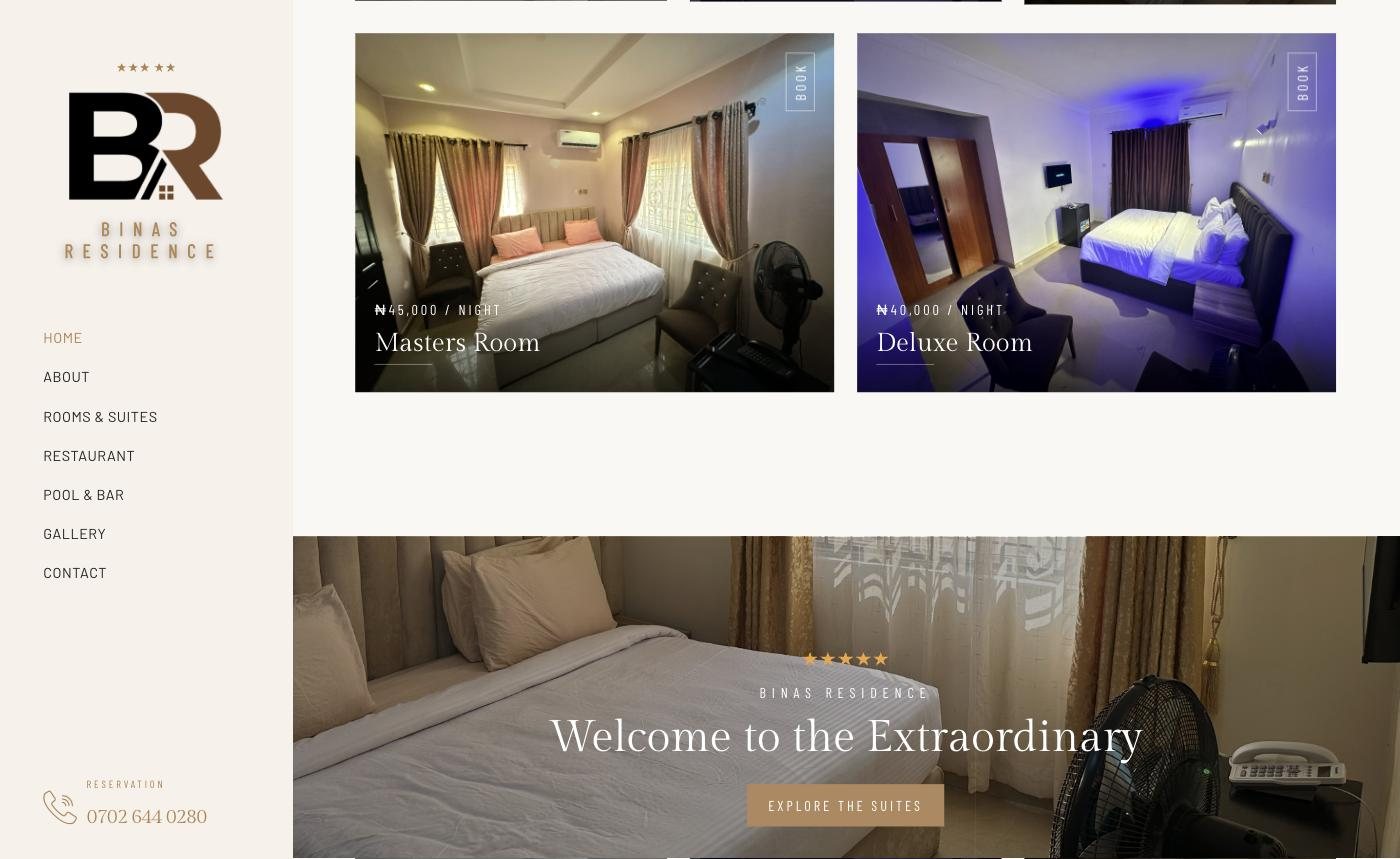 Rooms & suites